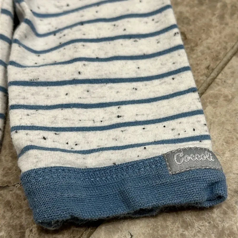 Coccoli Footies Dots & Stripes Cotton Sleeper 18Month